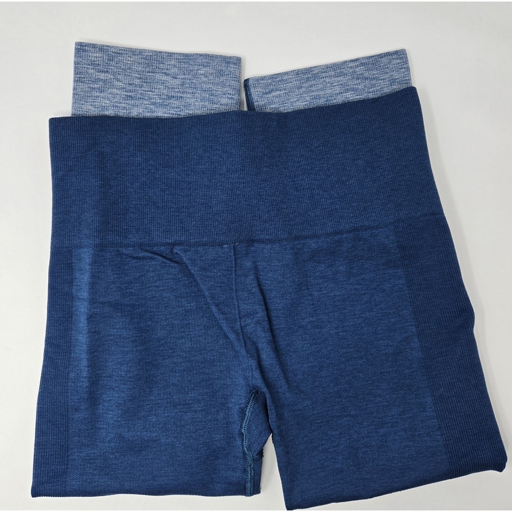 Lululemon Pants Womens 4 Seamlessly Street Crop Blue Activewear Measured 25" - Picture 4 of 9